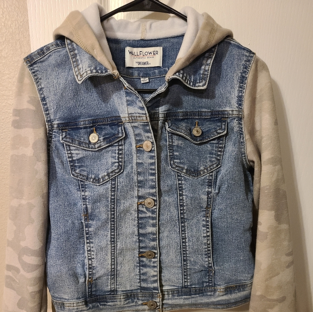 Wallflower Camo & Jean Jacket
